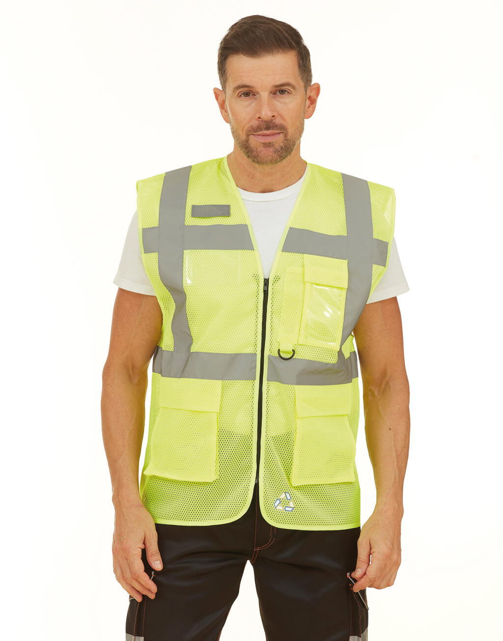 Fluo Open Mesh Executive Waistcoat