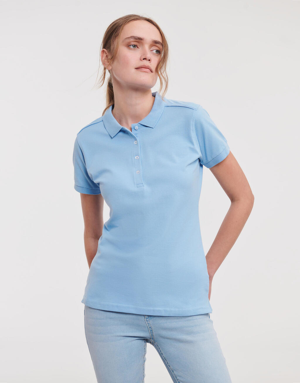 Fitted Stretch Polo