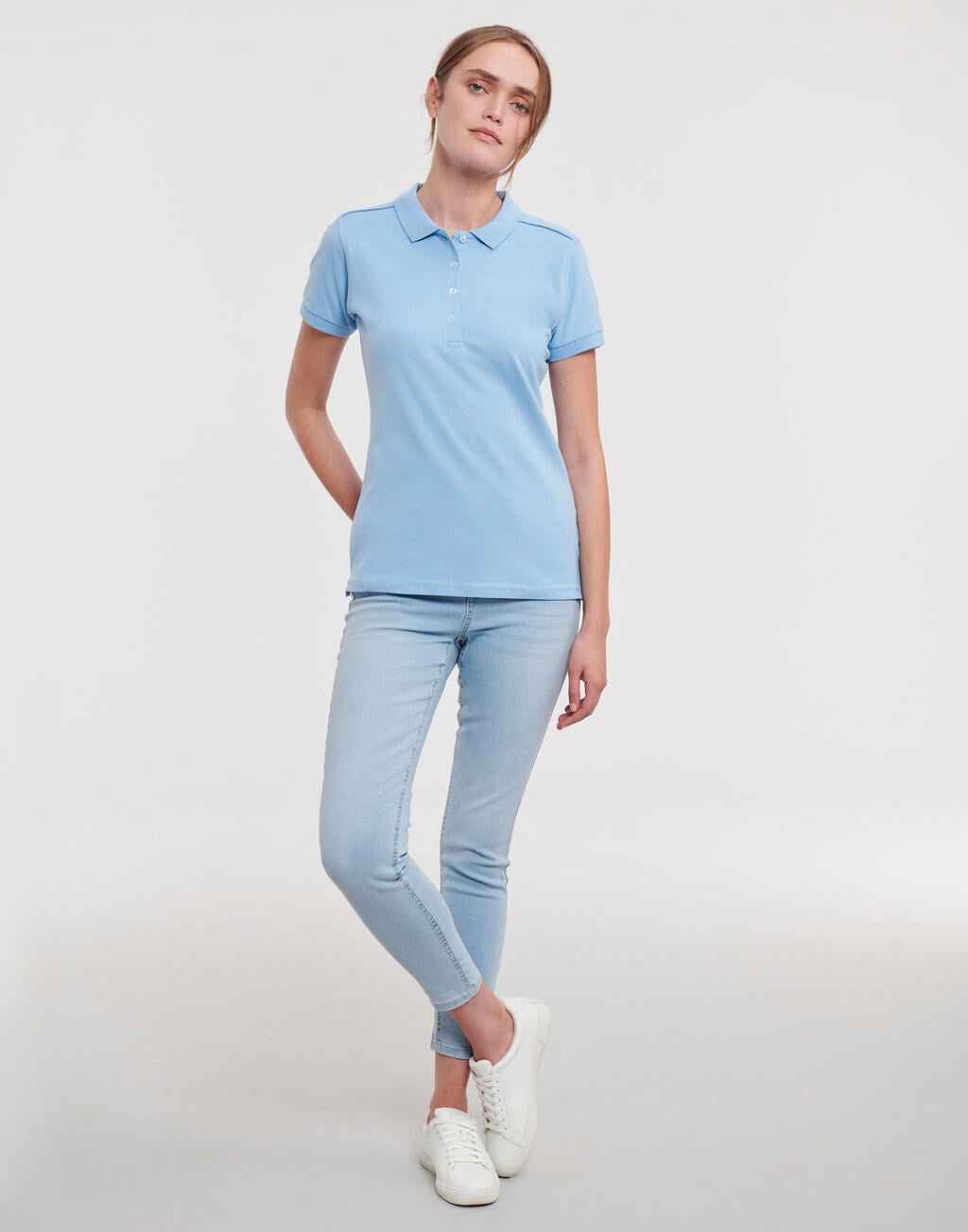 Fitted Stretch Polo