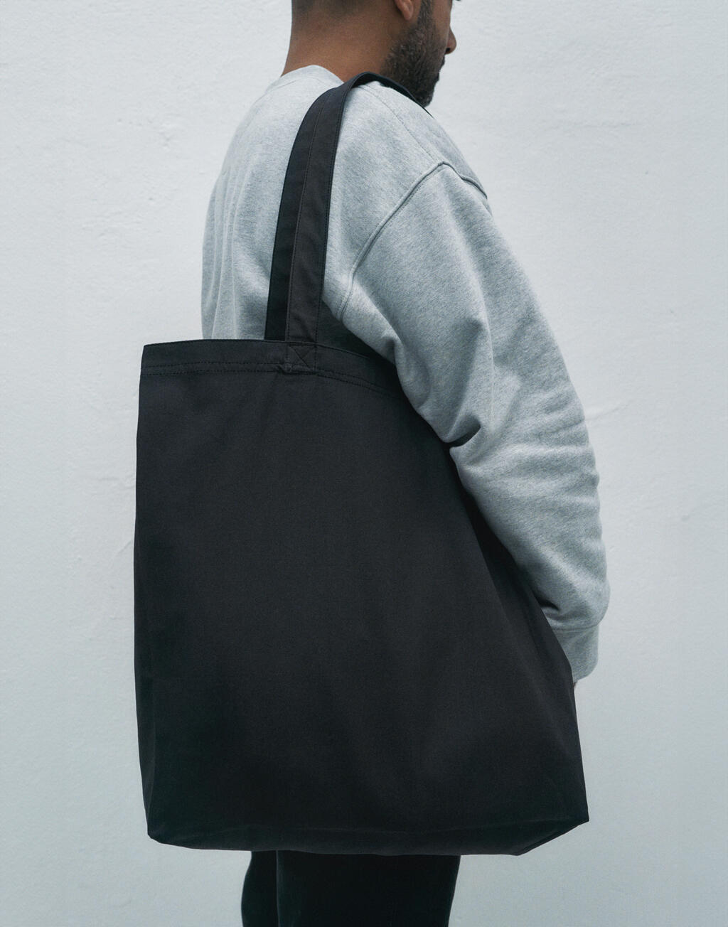Cotton Canvas Large Tote