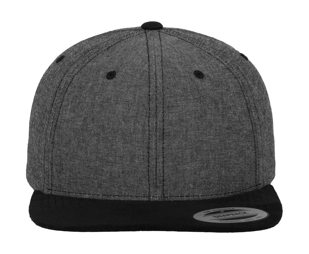 Chambray-Suede Snapback