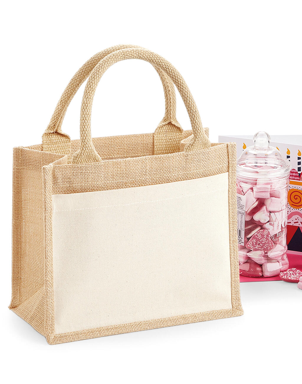 Jute Geschenktasche