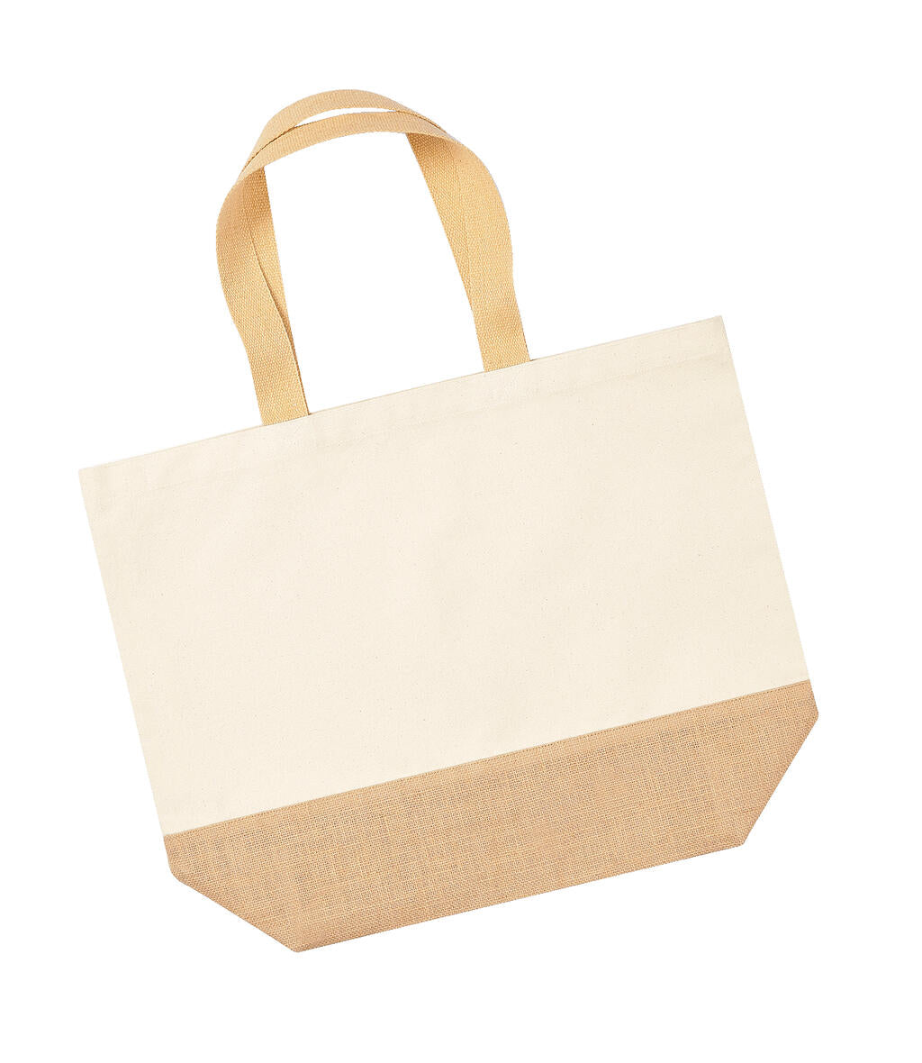 Jute Base Canvas Tote XL