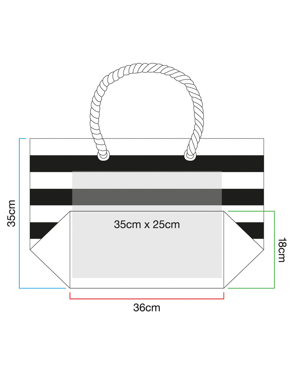 Nautical Beach Bag