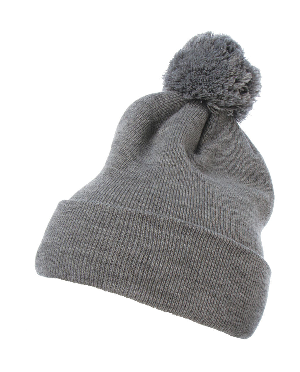 Cuffed Pom Pom Beanie