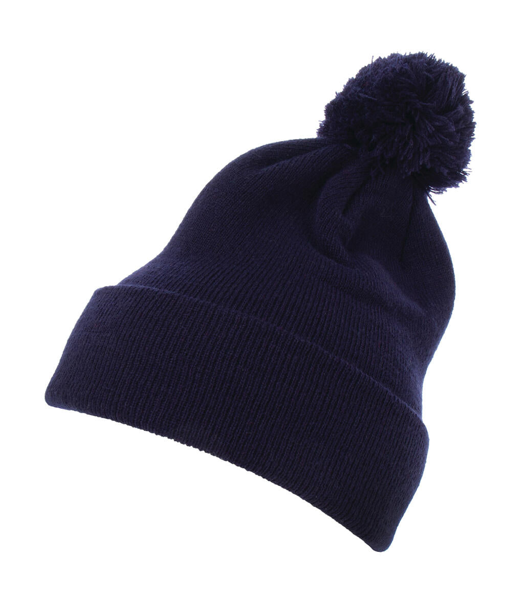 Cuffed Pom Pom Beanie