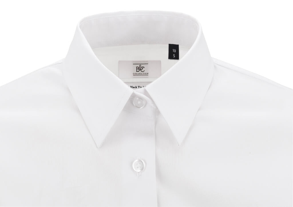 Black Tie Poplin Shirt
