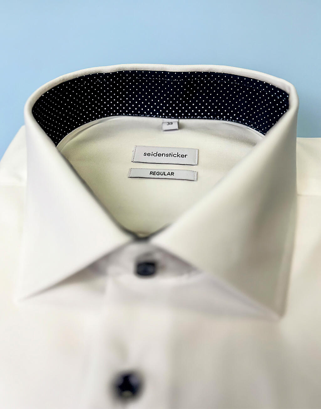 Contrast Patch Business Shirt