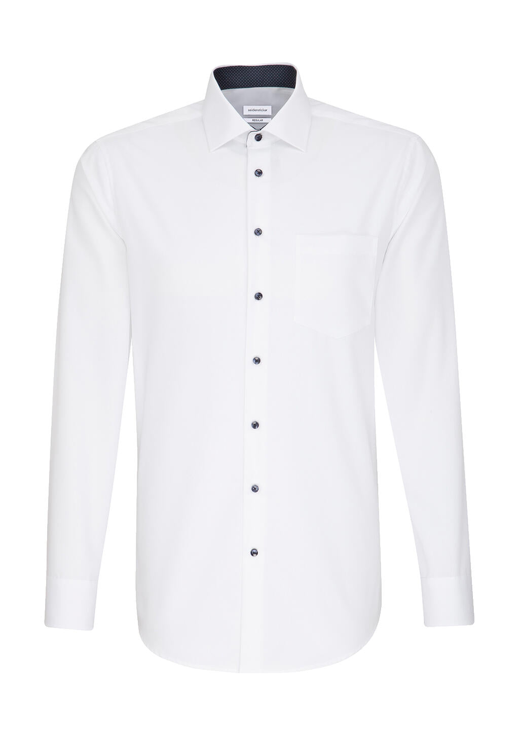 Contrast Patch Business Shirt