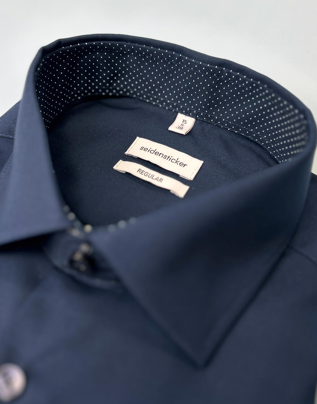 Contrast Patch Business Shirt