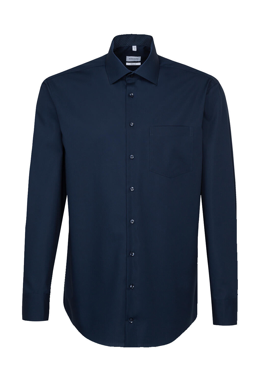 Contrast Patch Business Shirt