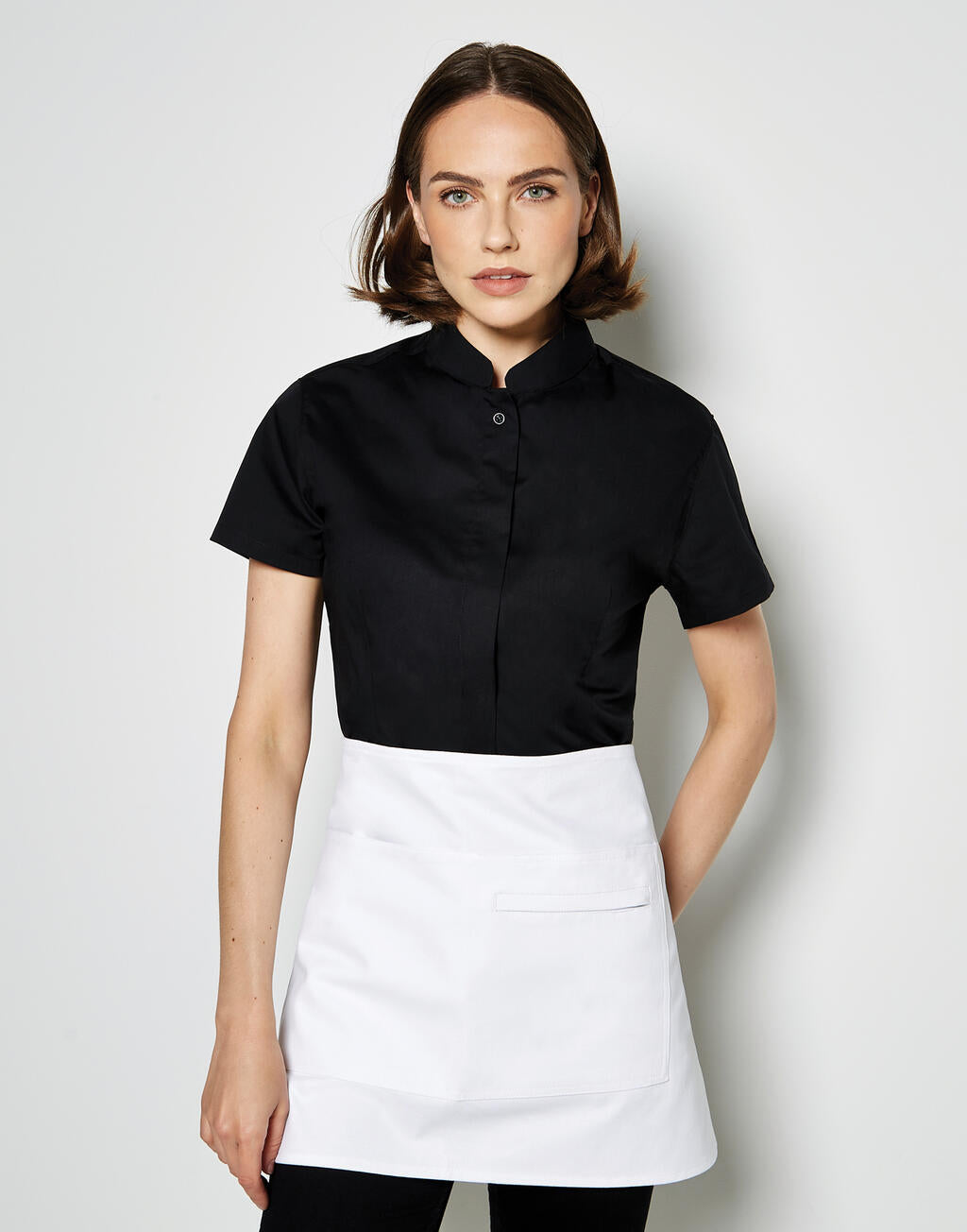 Mandarin Collar Bluse