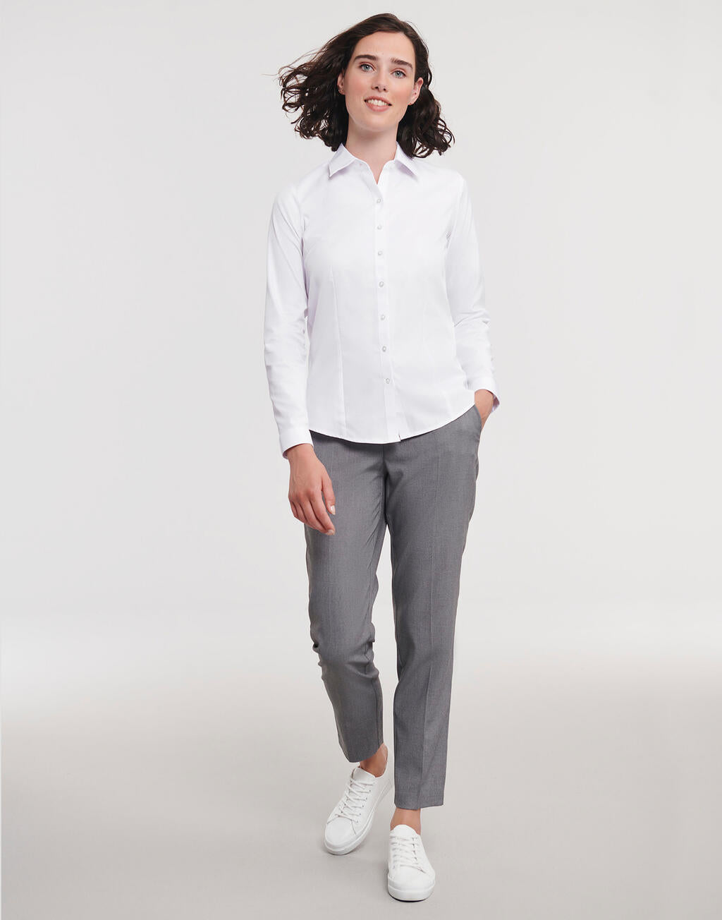 Herringbone Damenhemd