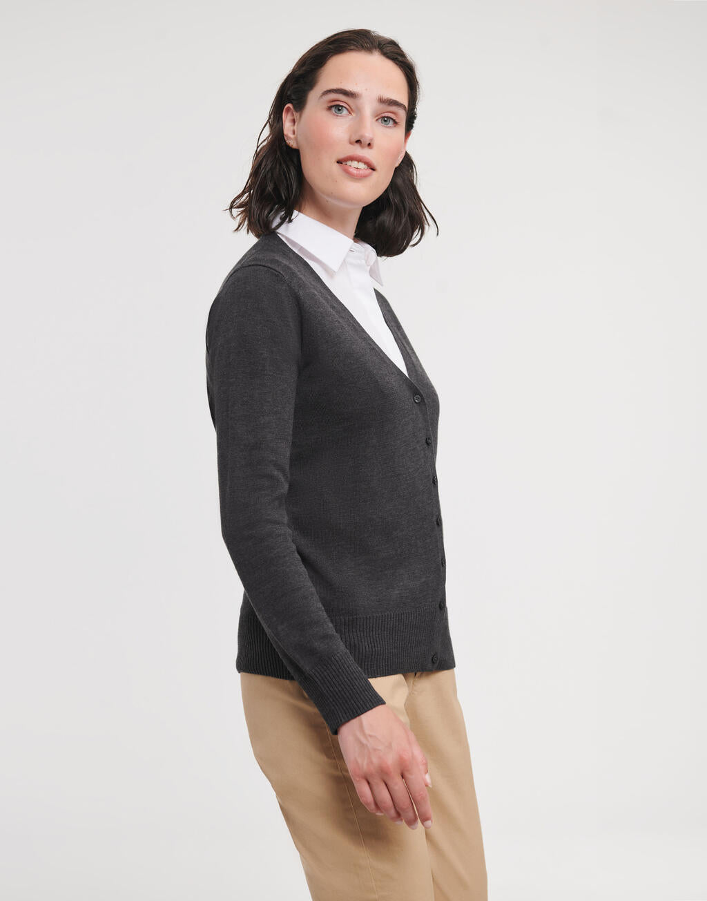 V-Neck Strickcardigan