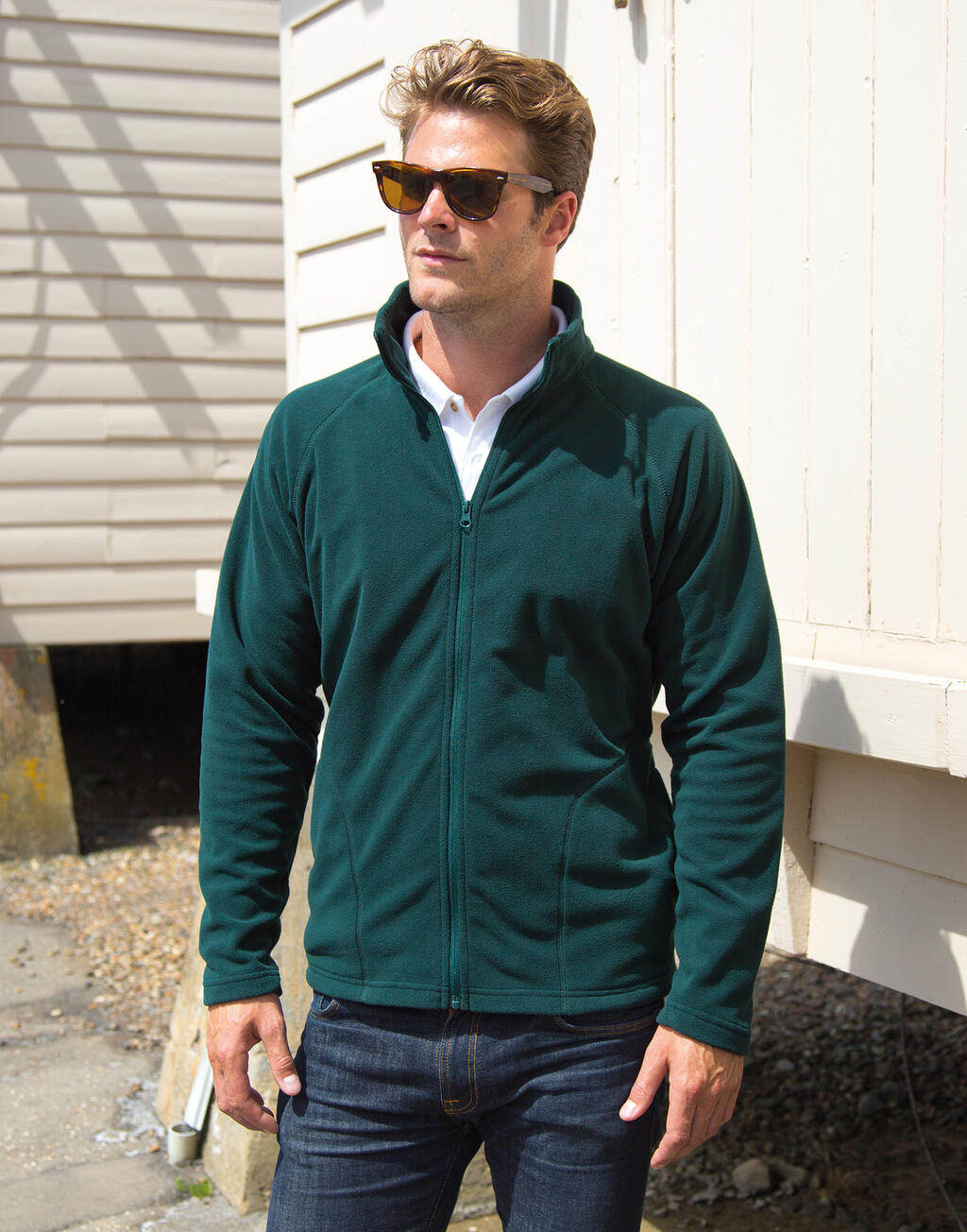 Microfleece Jacke
