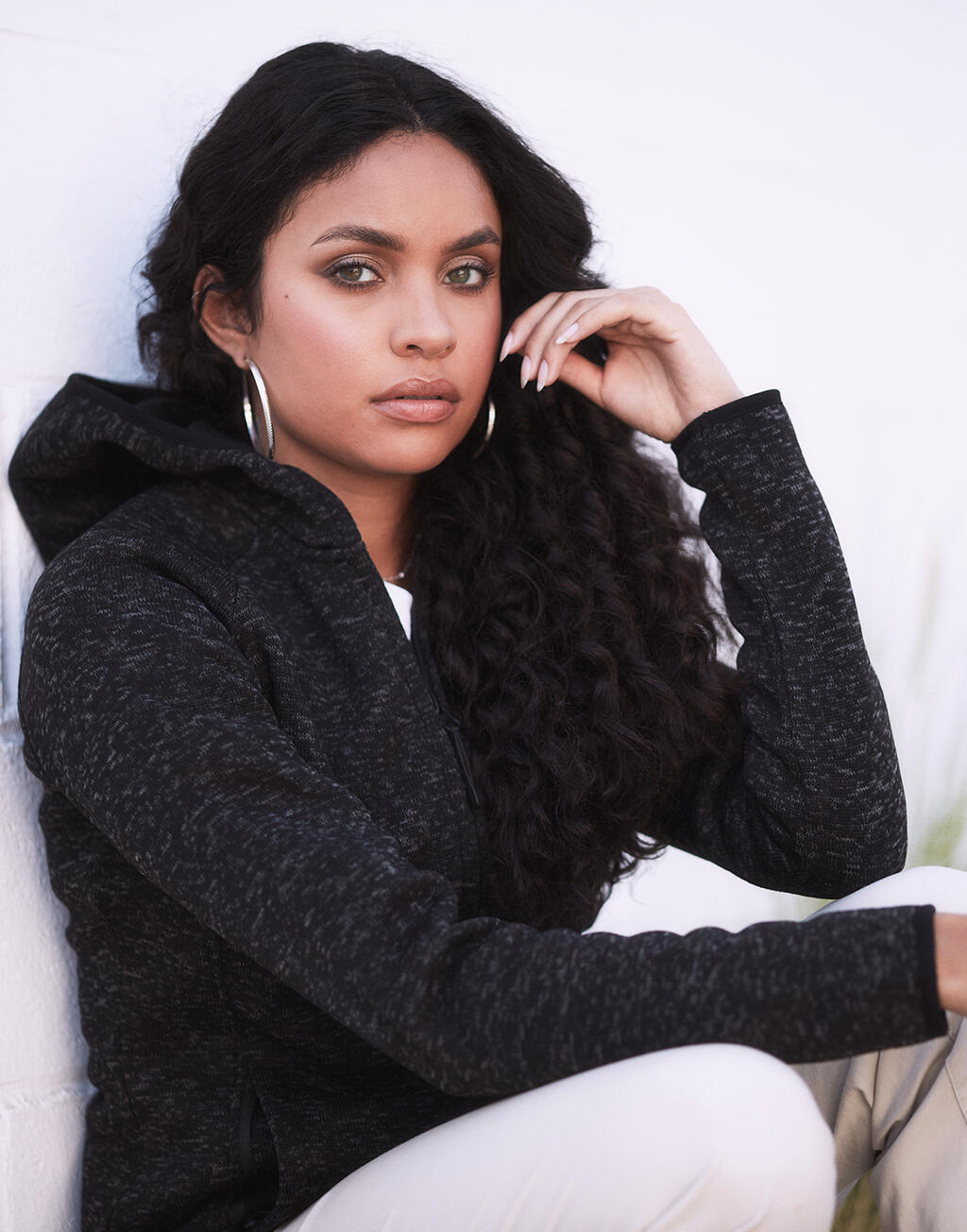 Lux Hooded Fleece Jacket