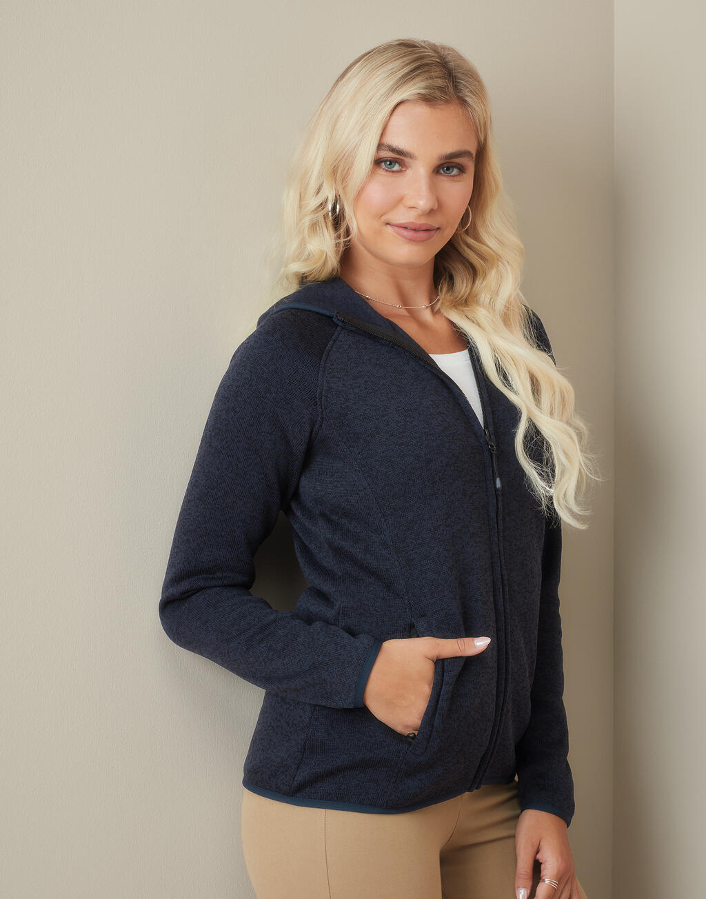Lux Hooded Fleece Jacket