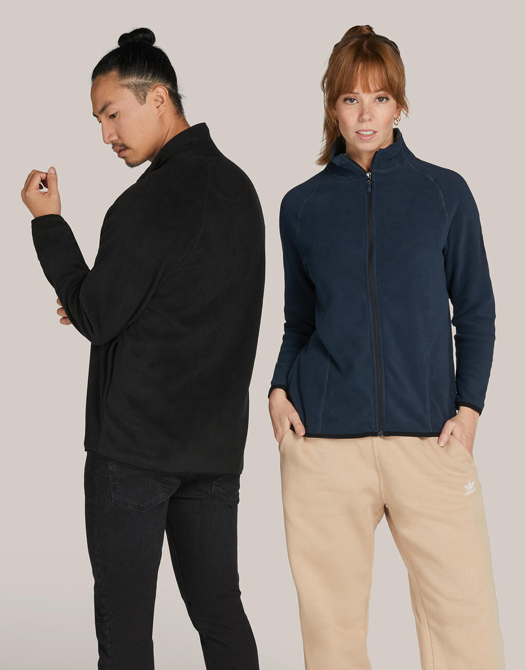 Microfleece Jacke