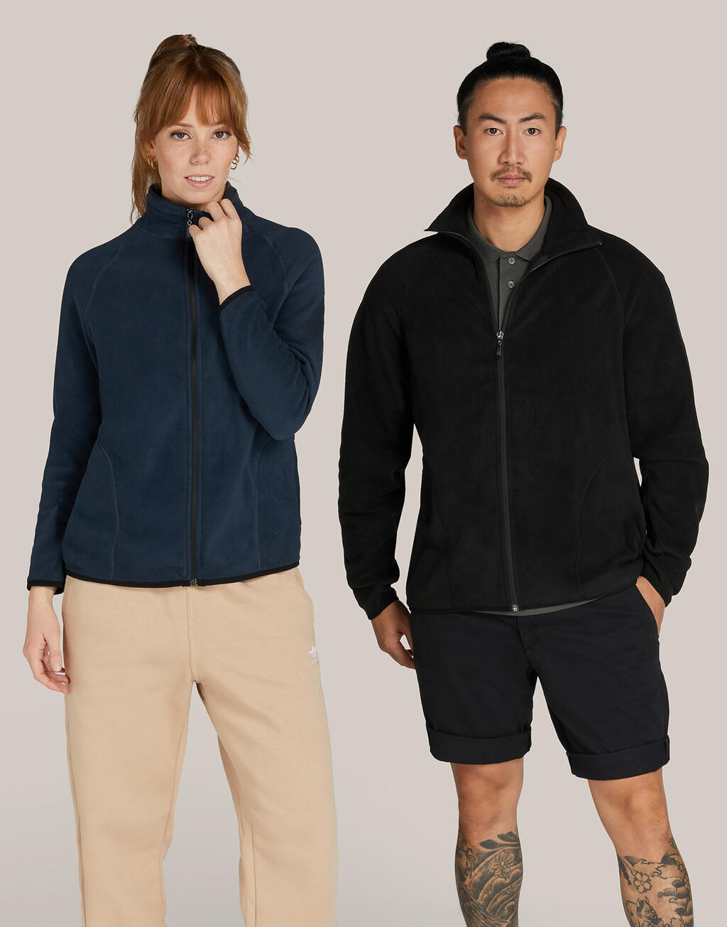 Microfleece Jacke