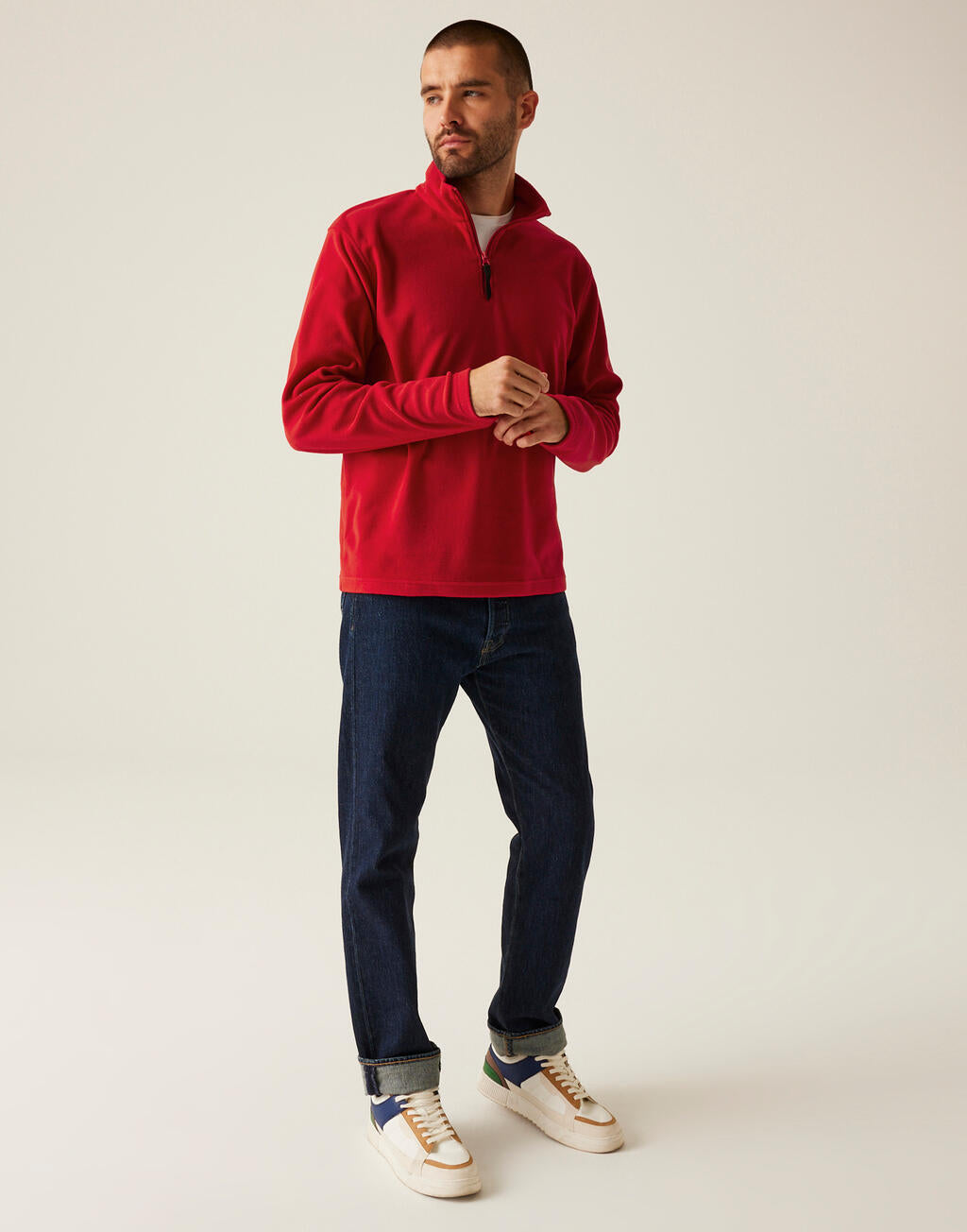 Micro Zip Neck Fleece