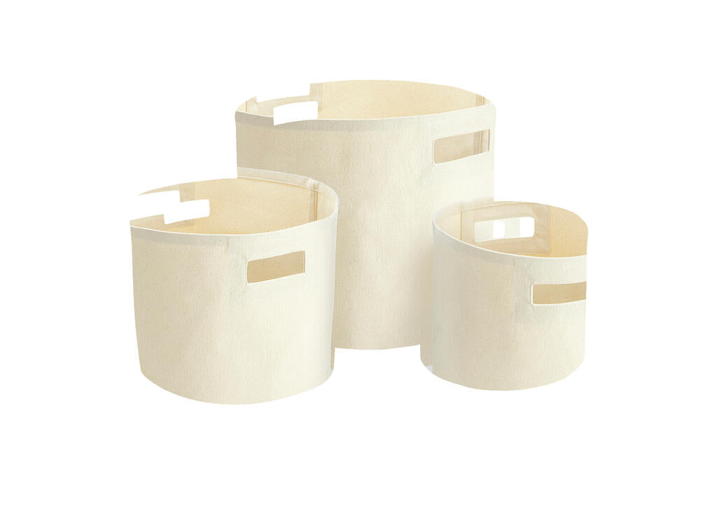 Canvas Storage Tubs
