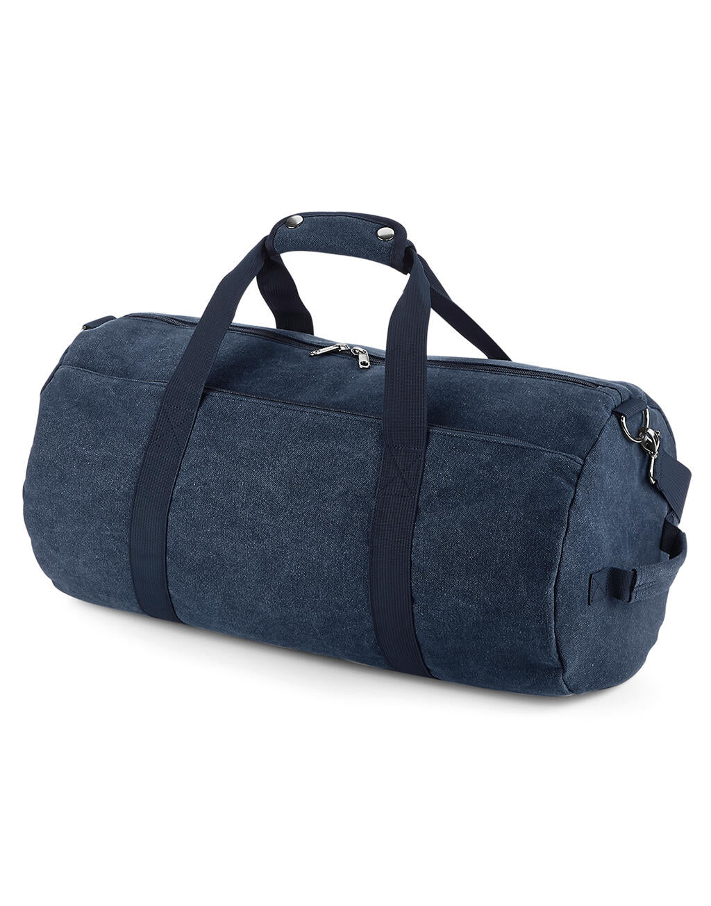 Vintage Canvas Barrel Bag