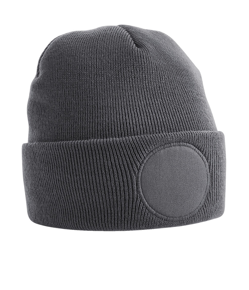 Circular Patch Beanie
