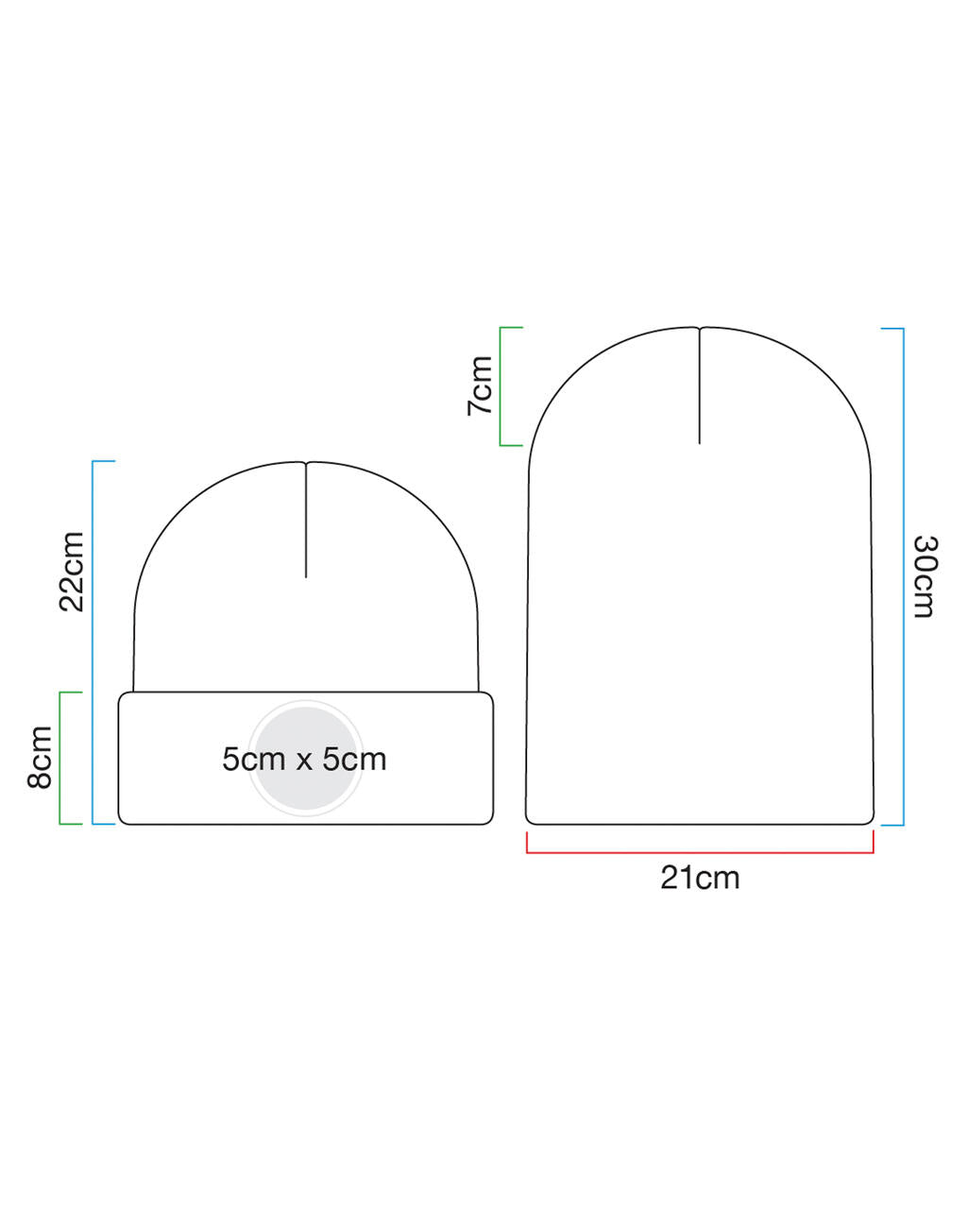 Circular Patch Beanie