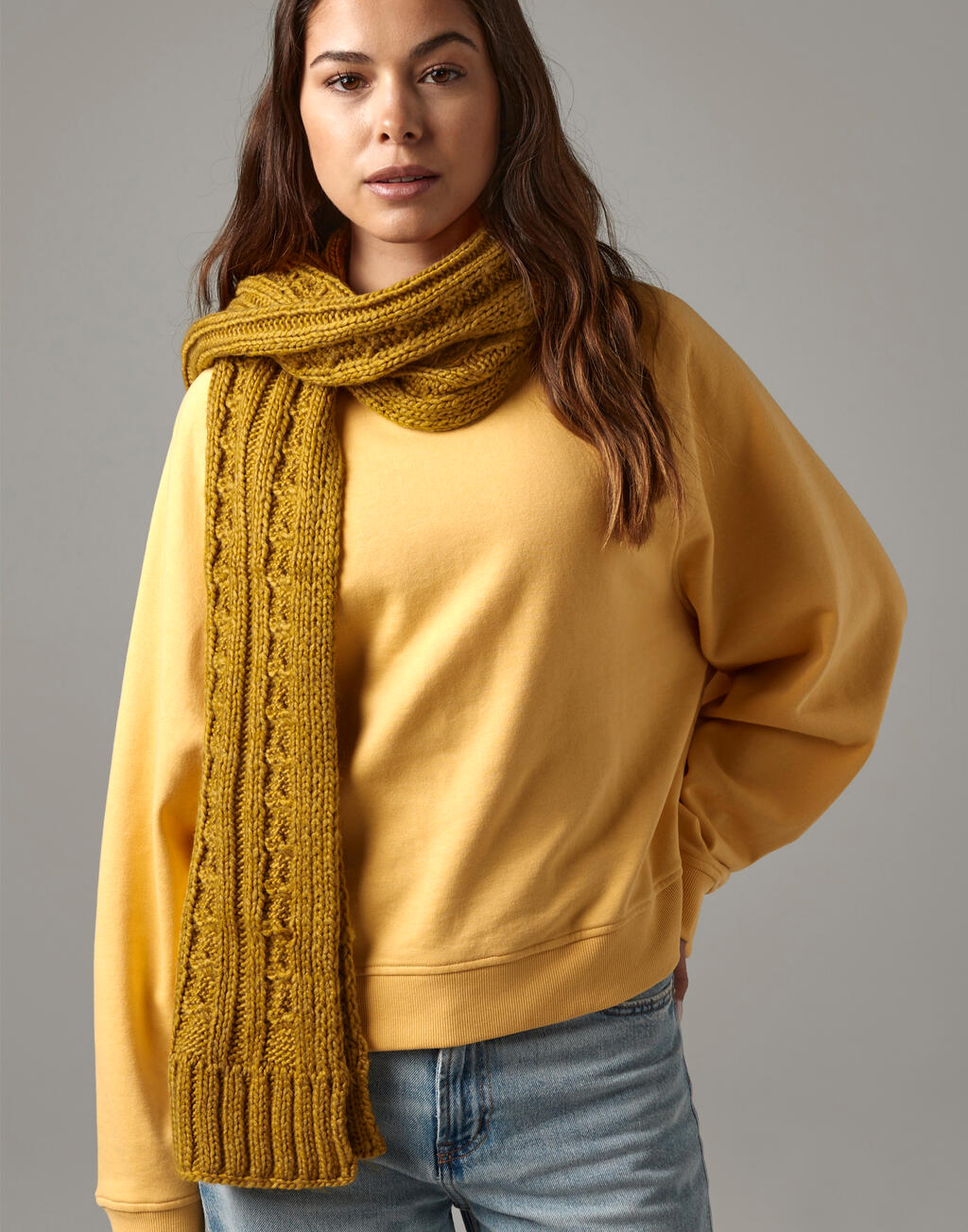 Cable Knit Scarf