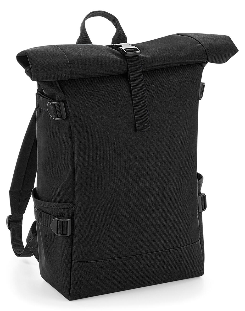 Block Roll-Top Backpack