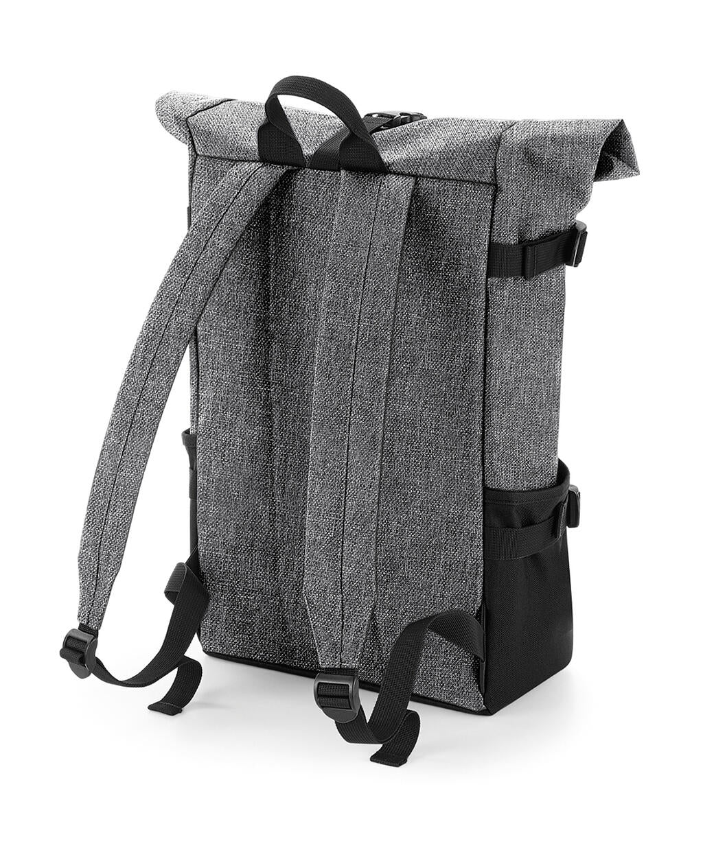 Block Roll-Top Backpack