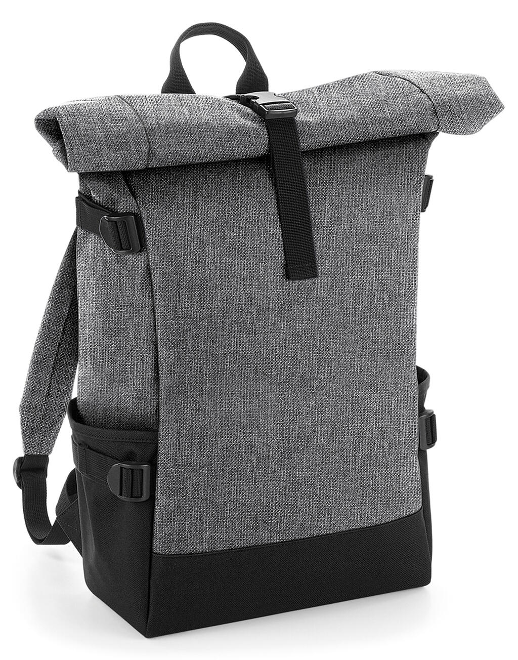 Block Roll-Top Backpack