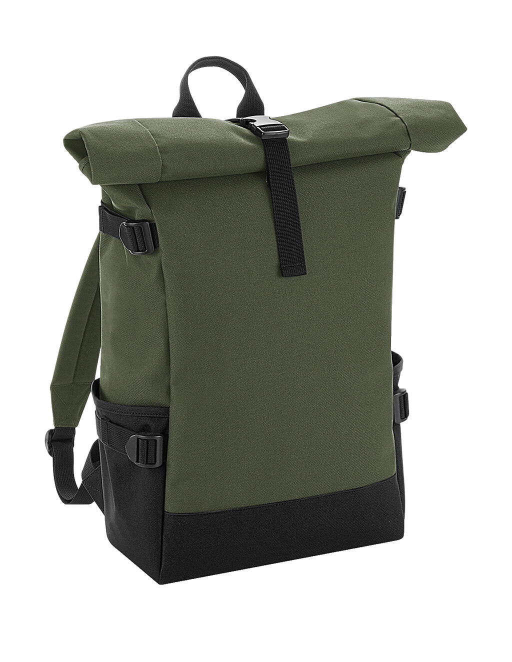 Block Roll-Top Backpack