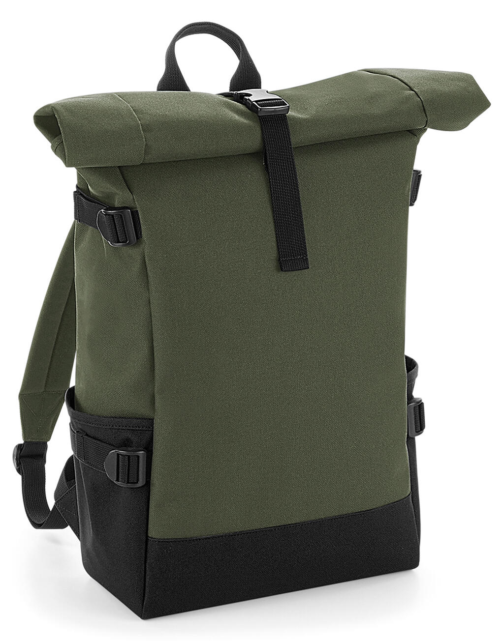 Block Roll-Top Backpack