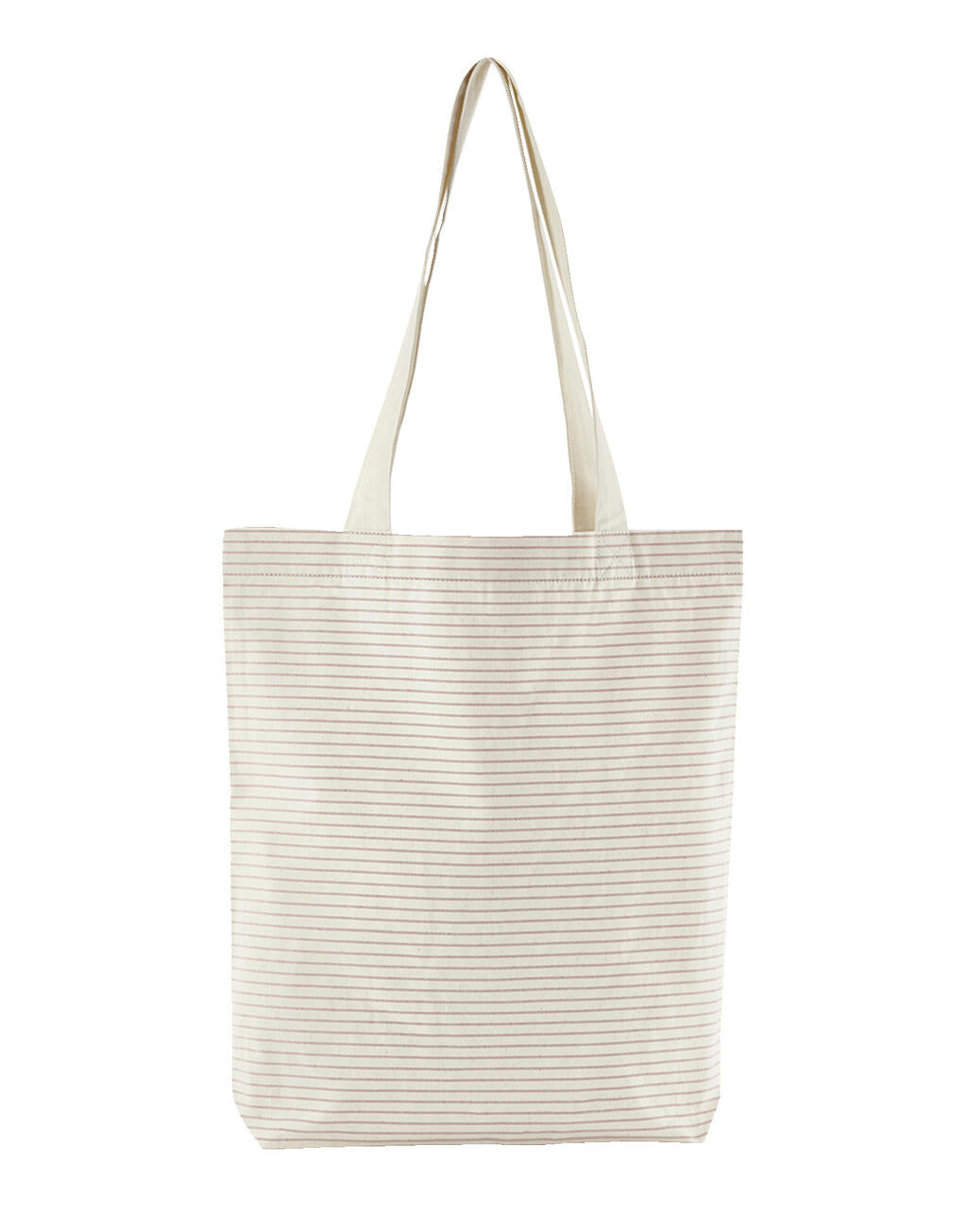 Gestreifte Baumwolltasche