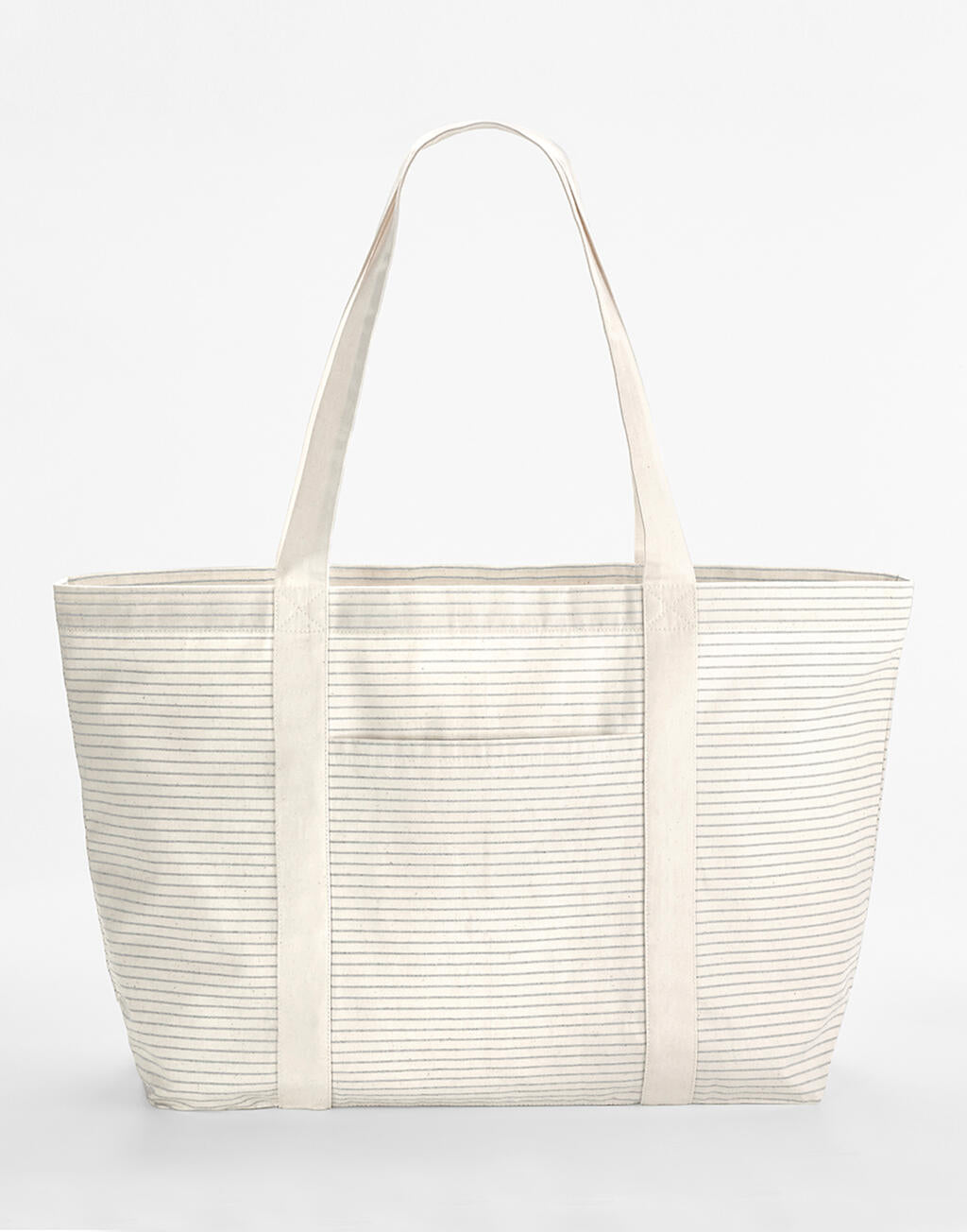 Gestreifter Baumwoll Shopper