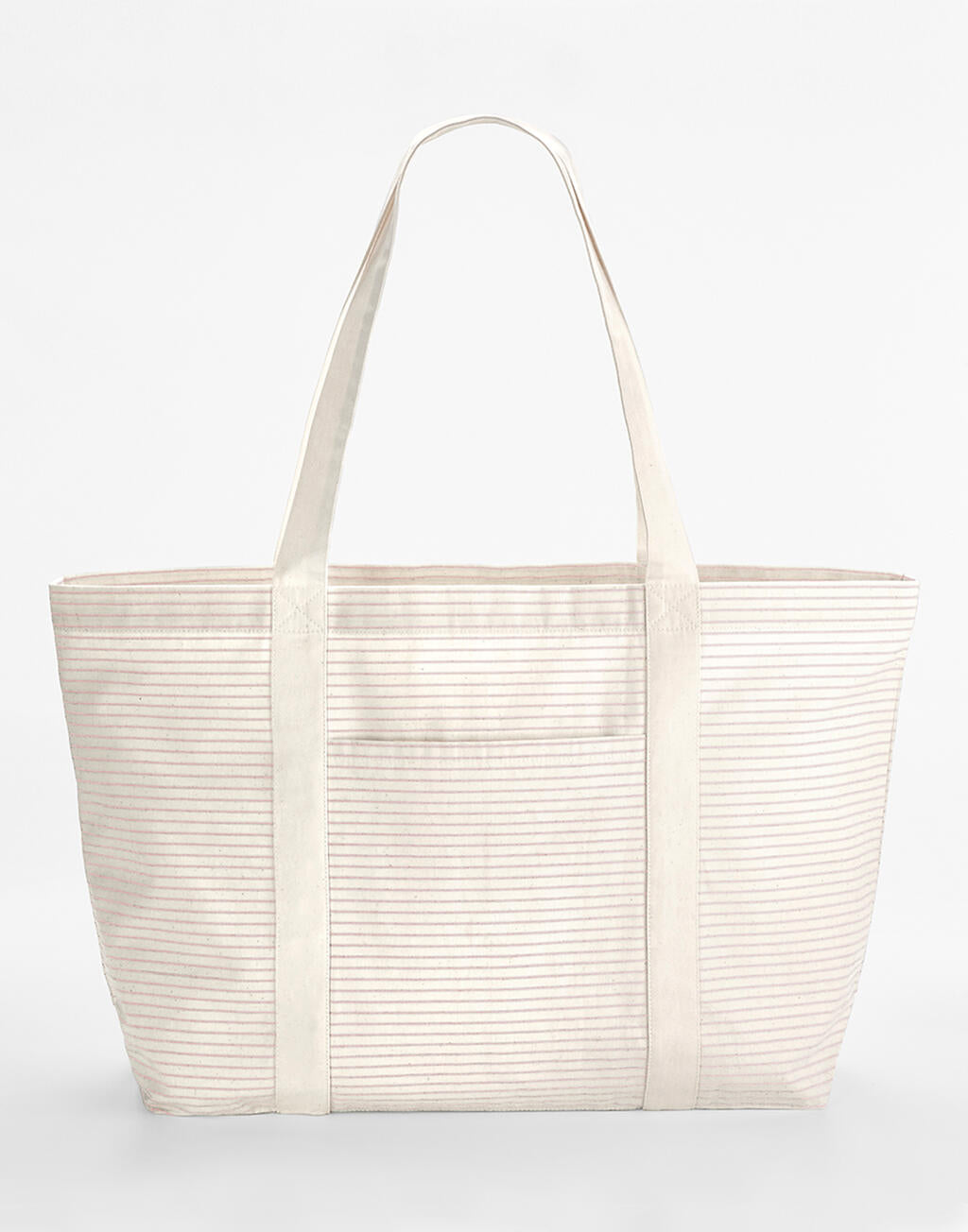 Gestreifter Baumwoll Shopper