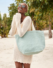 Jute Strandtasche