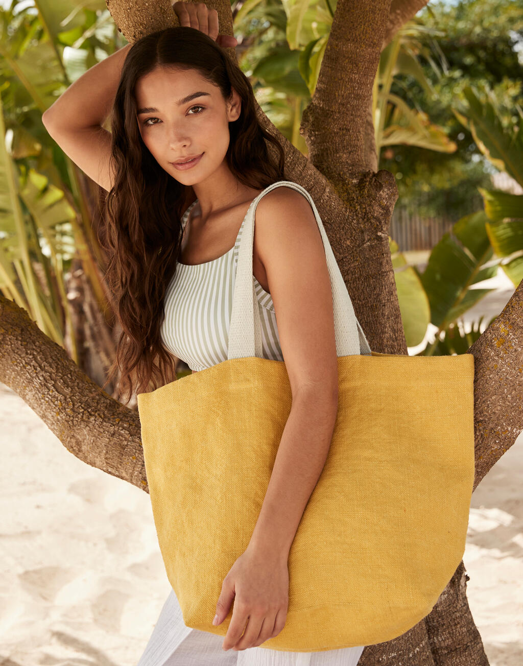 Jute Strandtasche
