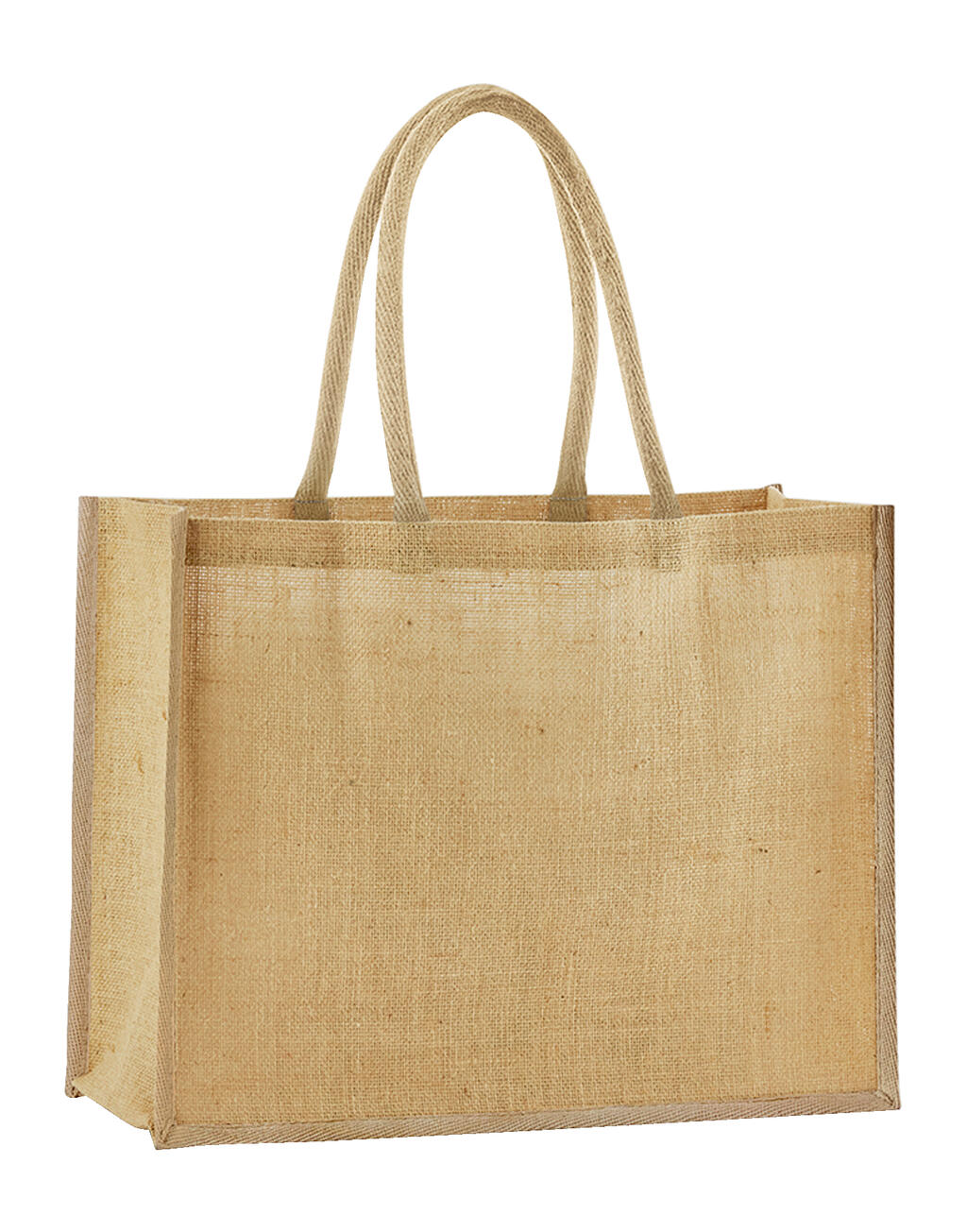 Natural Starched Jute Classic Shopper