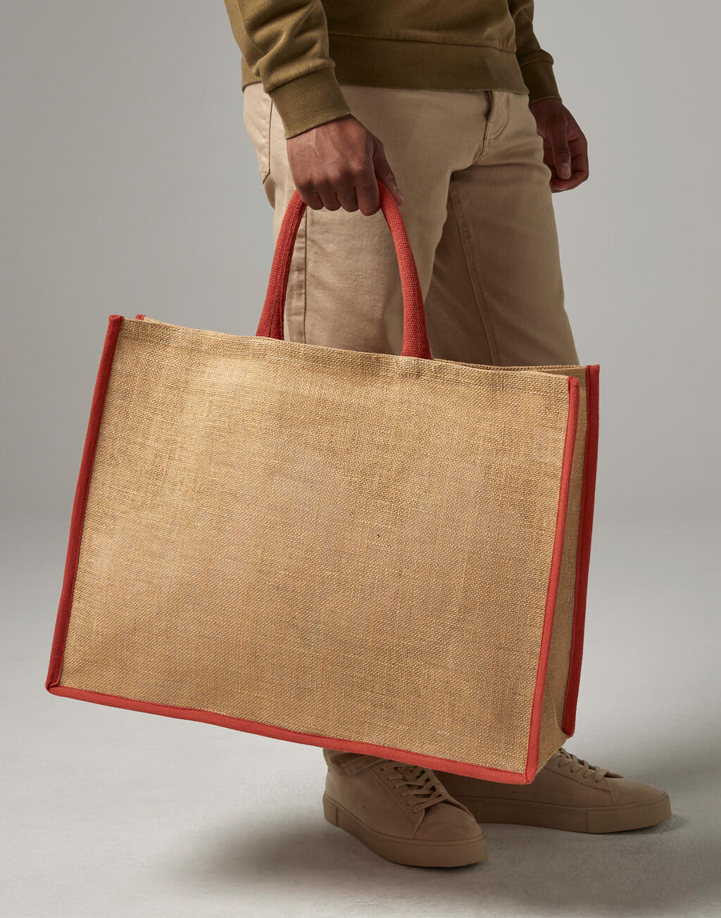 Natural Starched Jute Shopper