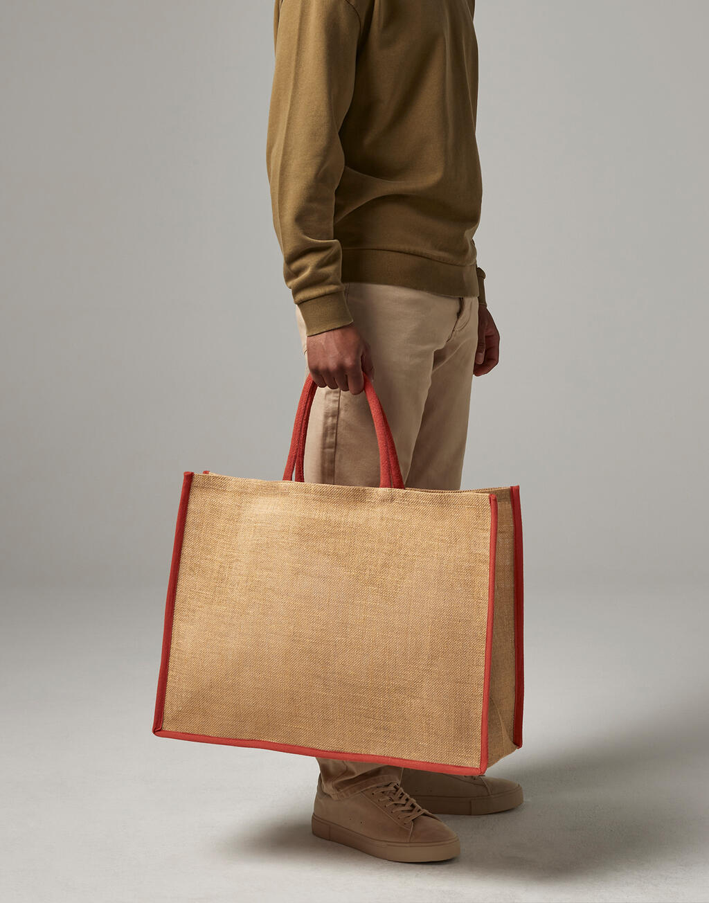 Natural Starched Jute Shopper