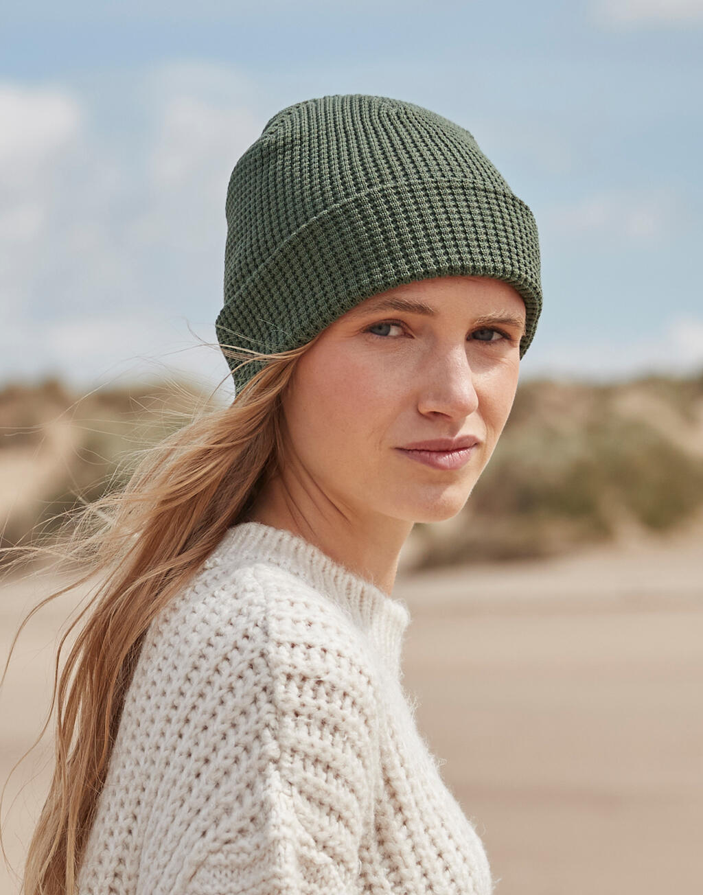 Waffelmuster Beanie