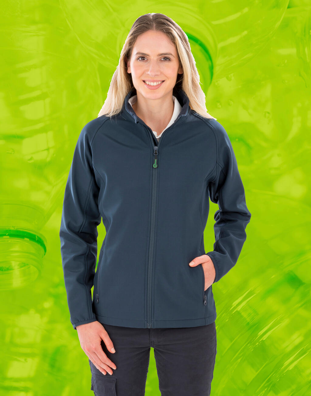 Recycled Softshell Jacke