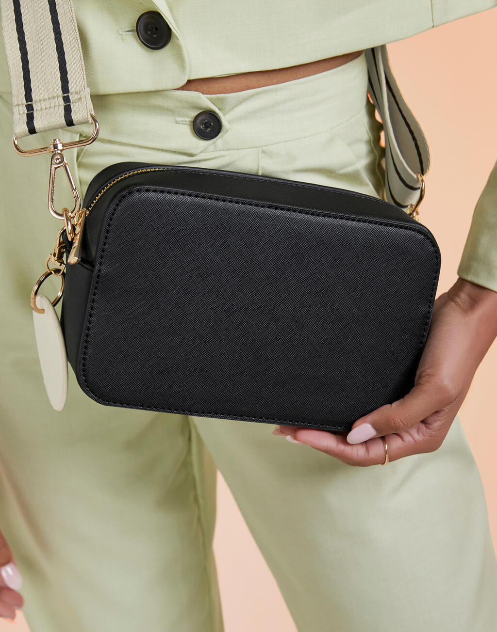 Structured Cross Body Bag