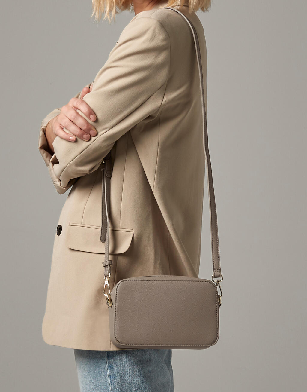 Structured Cross Body Bag