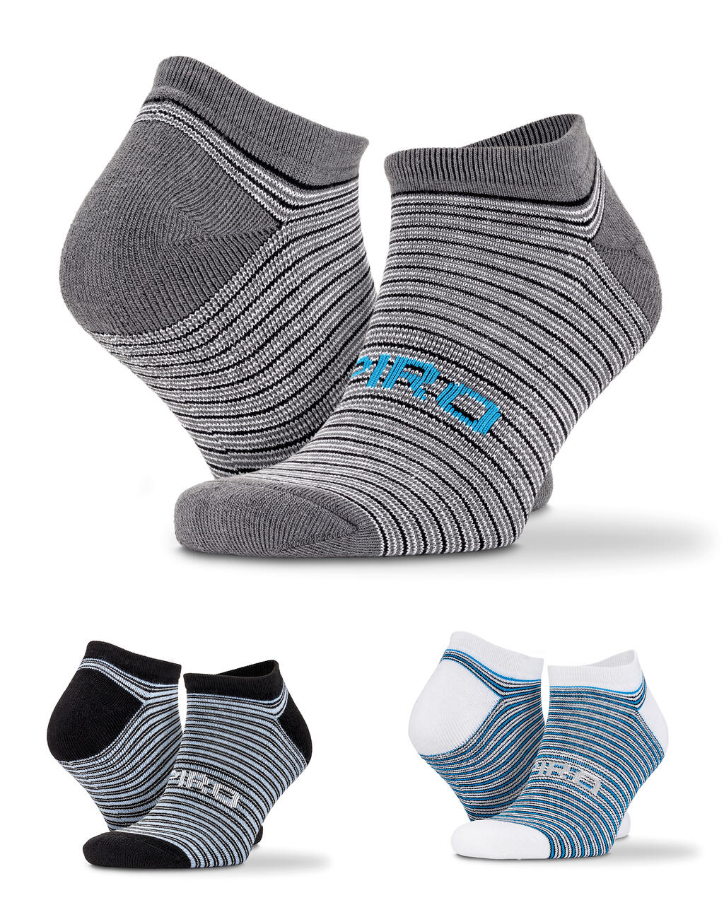Mixed Stripe Sneaker Socks